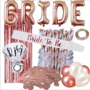Bachelorette party bridal shower balloons decor